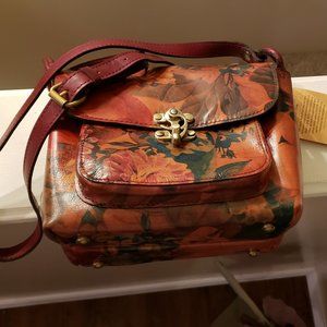 New Patricia Nash Leandra Heritage Multi Color Crossbody Bag Retails for $229